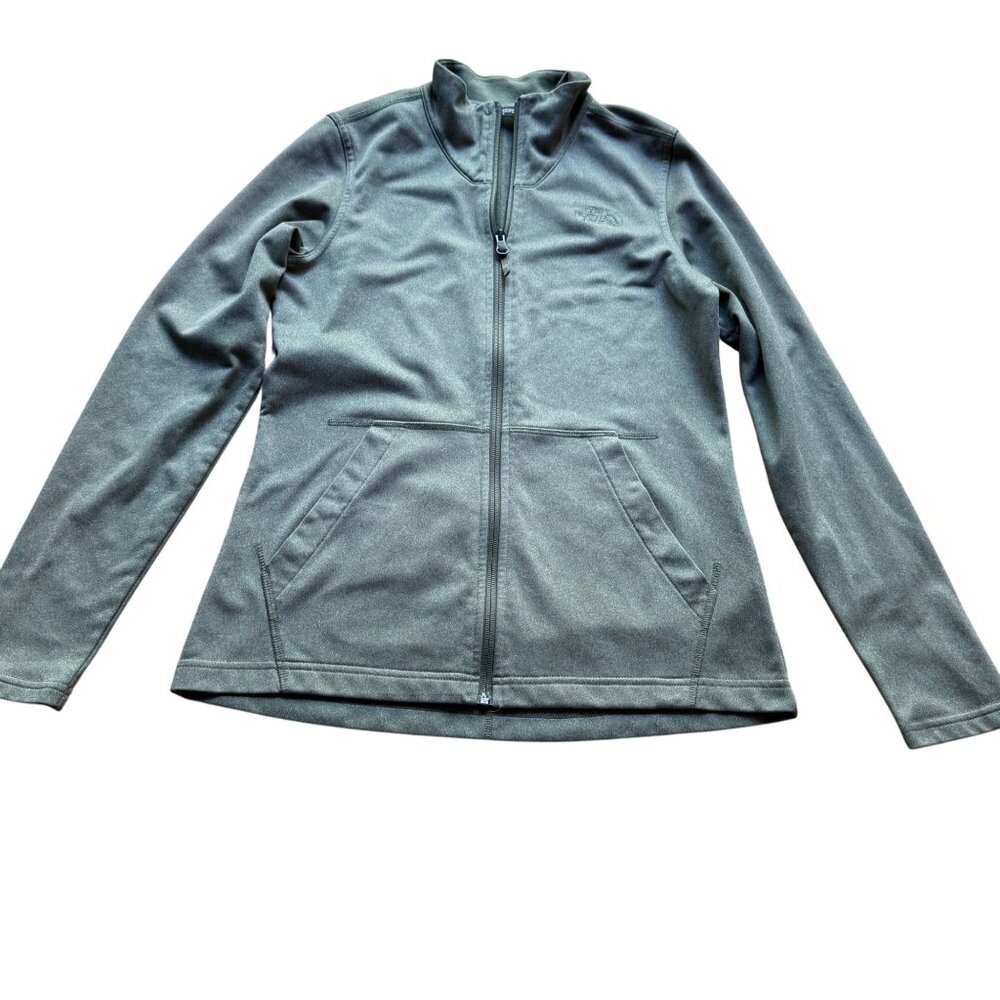 Gorpcore The North Face Size S Olive Green Lightweight Mock Neck Outdoor Jacket
